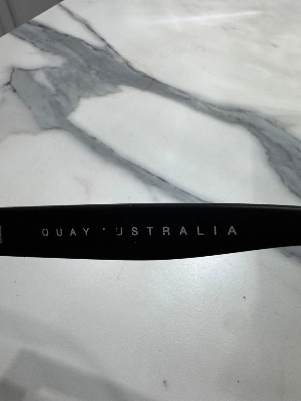 Quay Australia Black Oversized Shield Sunglasses